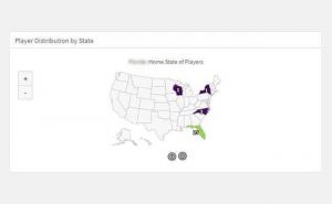 Player Distribution by State